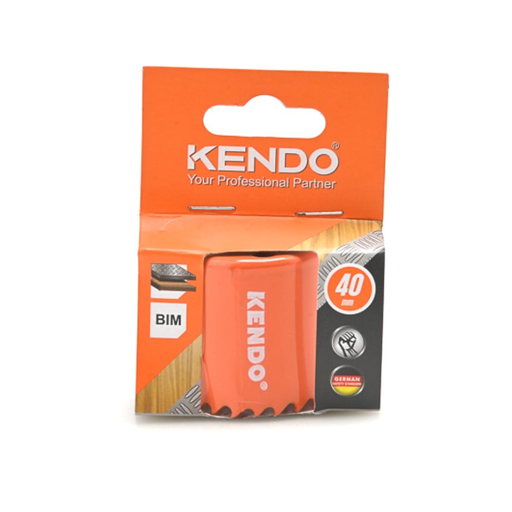 SKI - สกี จำหน่ายสินค้าหลากหลาย และคุณภาพดี | KENDO 41004027 โฮลซอเจาะเหล็ก 40 mm. (1 ชิ้น/แพ็ค) แบบลึก